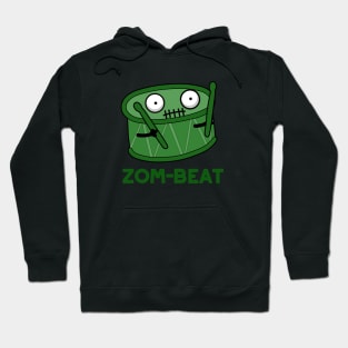 Zom-beat Cute Halloween Zombie Drum Pun Hoodie